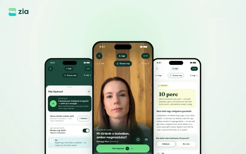 A 30 napos mozgáskihívás egy napja a Zia appban: szakértői videó